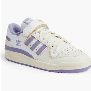 Adidas Forum 84 sneaker 8.5 Off white purple
